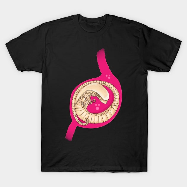 "In a few hours it's gonna burst through your ribcage, and you're gonna die..." (W/O Dummy) T-Shirt by DIKittyPants